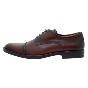 Pantofi barbati, Silesco, 121-T-S-Maro, elegant, piele naturala, cu toc, maro