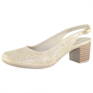 Pantofi dama Dogati 802-10-Bej elegant piele naturala cu toc bej