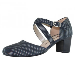 Pantofi dama Remonte D0827-14-Albastru-Inchis casual piele naturala cu toc albastru inchis