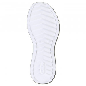 Pantofi dama Rieker N6670-80-Alb sport textil cu talpa joasa alb