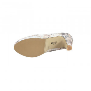 Pantofi dama s.Oliver 5-22409-26-407-Bej elegant textil cu toc bej