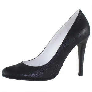 Pantofi dama Saccio 73-108-2-Negru elegant piele naturala cu toc negru
