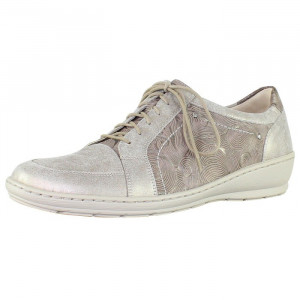Pantofi dama Waldlaufer 340384-10-1801-Bej casual piele naturala cu talpa joasa bej