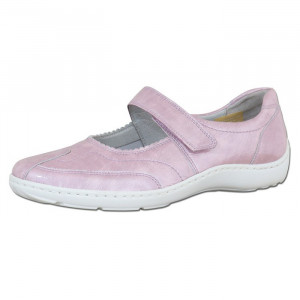Pantofi dama Waldlaufer 385065-106-121-Roz casual piele naturala cu talpa joasa roz