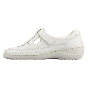 Pantofi dama Waldlaufer 607501-172-120-Kya-Bej casual piele naturala perforati cu talpa joasa bej