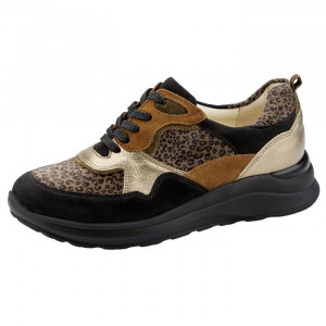 Pantofi dama Waldlaufer 760002-514-730-H-Rosa-Maro sport piele naturala cu talpa joasa maro