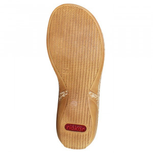 Papuci dama Rieker 62828-14-Albastru-Inchis casual piele ecologica cu talpa joasa albastru inchis