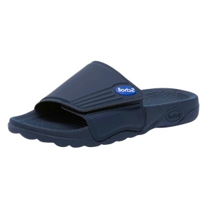 Papuci Scholl Nautilus-F30579-1040-Albastru de plaja PVC ortopedici cu talpa joasa albastru