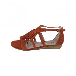 Sandale dama s.Oliver 5-28112-26-591-Maro casual piele intoarsa cu talpa joasa maro