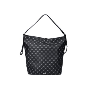 Geanta dama, Rieker, H1450-00-Negru, de umar, crossbody, piele ecologica, casual, cu accesorii metalice, negru