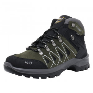 Ghete barbati Grisport 820637-14501S3G-Verde sport piele naturala impermeabil cu talpa groasa verde