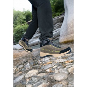 Ghete barbati Waldlaufer 786971-100-219-H-Dean-Verde sport piele intoarsa impermeabile cu talpa groasa verde