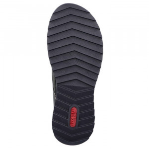 Ghete dama Rieker 51534-54-Verde casual piele ecologica cu talpa joasa verde