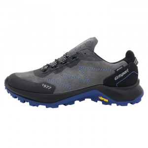Pantofi barbati, Grisport, 822807-14701V9G-Gri, sport, piele naturala, impermeabil, cu talpa groasa, gri