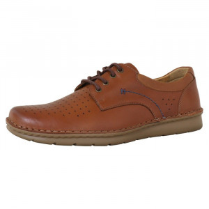 Pantofi barbati Krisbut 5304-3-9-Maro casual piele naturala cu talpa joasa maro