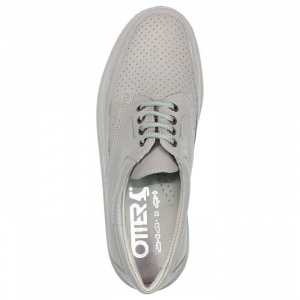 Pantofi barbati Otter OT27814V-14-N-Gri casual piele naturala cu talpa joasa gri