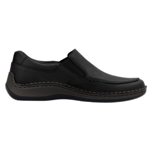 Pantofi barbati Rieker 05292-00-Negru casual piele naturala cu talpa joasa negru