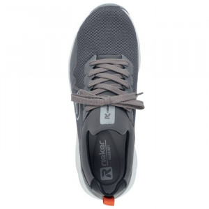 Pantofi barbati Rieker 07802-45-Gri sport textil cu talpa groasa gri