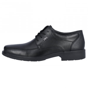 Pantofi barbati, Rieker, B0013-00-Negru, elegant, piele naturala, impermeabil, cu toc, negru