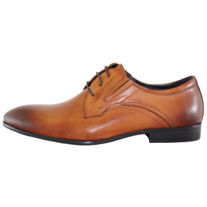 Pantofi barbati Saccio A581-03C-Maro elegant piele naturala cu toc maro