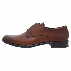 Pantofi barbati, Silesco, 121-S-Maro, elegant, piele naturala, cu toc, maro