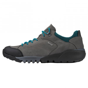 Pantofi barbati, Waldlaufer, 729950-302-247-H-Fritz-Gri, casual, piele naturala, impermeabil, cu talpa groasa, gri