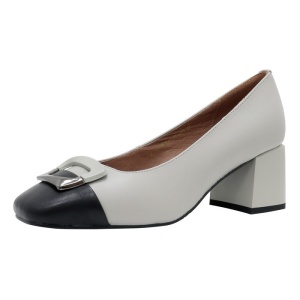 Pantofi dama Epica C03L112-UR1833-ZY09A3-14-N-Gri elegant piele naturala cu toc gri