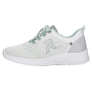 Pantofi dama, Rieker, 40702-52-Verde, sport, textil, cu talpa joasa, verde