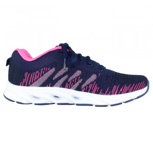 Pantofi dama Rieker N9300-14-Albastru-Inchis sport textil cu talpa joasa albastru inchis