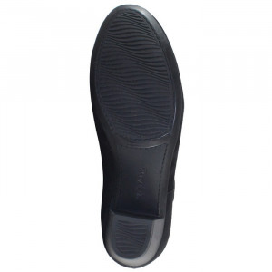 Pantofi dama Waldlaufer 358307-110-086-Hilaria-Negru elegant piele intoarsa cu toc negru
