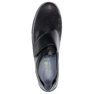 Pantofi dama Waldlaufer 496H31-352-001-Henni-Negru casual piele naturala ortopedici cu talpa joasa negru