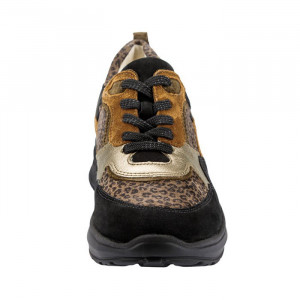 Pantofi dama Waldlaufer 760002-514-730-H-Rosa-Maro sport piele naturala cu talpa joasa maro