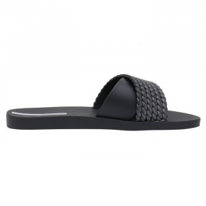 Papuci dama Ipanema 83244-20766-Negru de plaja sintetic cu talpa joasa negru