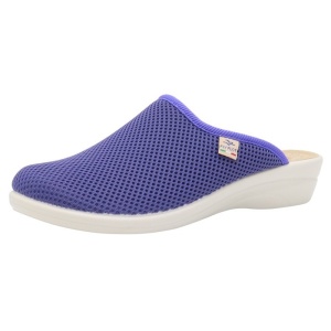 Saboti dama Fly Flot T4-368-FE-6019-Mov de casa textil ortopedici cu talpa joasa mov