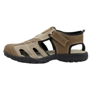 Sandale barbati, Grisport, 910655-81561BV2-Maro, sport, piele naturala, cu talpa joasa, maro