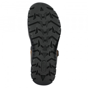 Sandale barbati Rieker 26955-24-Maro sport piele ecologica cu talpa groasa maro