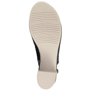 Sandale dama Dogati 669-01-Negru elegant piele naturala cu toc negru