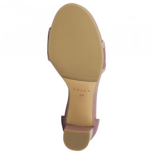 Sandale dama Epica JICL030-MX844-B853BT-10-N-Roz elegant piele naturala cu toc roz