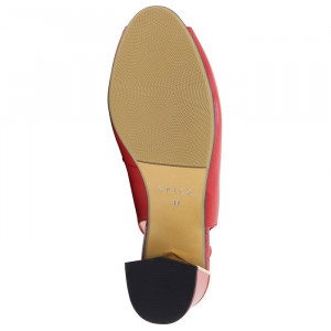 Sandale dama Epica JICL036-MX855-Y126BT-05-N-Rosu elegant piele naturala cu toc rosu