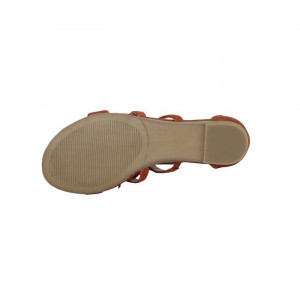 Sandale dama s.Oliver 5-28112-26-591-Maro casual piele intoarsa cu talpa joasa maro