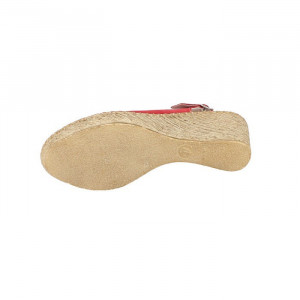 Sandale dama Walk in the city 9011-3123-Rosu casual piele naturala cu platforma rosu