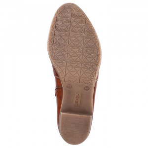 Cizme dama Rieker Y2090-25-Maro casual piele naturala lungi cu toc maro