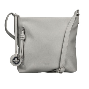 Geanta dama, Rieker, H1073-40-Gri, de umar, crossbody, piele ecologica, casual, cu accesorii metalice, gri