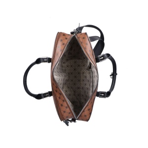 Geanta dama Rieker H1361-22-Maro crossbody de umar piele ecologica casual cu accesorii metalice maro