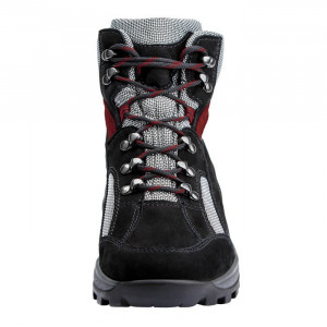 Ghete dama Waldlaufer 471900-452-583-Holly-Negru sport piele naturala impermeabil cu talpa joasa negru
