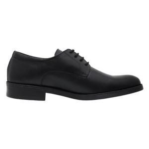 Pantofi barbati BND-121-S-Negru elegant piele naturala cu toc negru