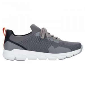 Pantofi barbati Rieker 07802-45-Gri sport textil cu talpa groasa gri