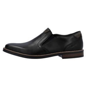 Pantofi barbati, Rieker, 13557-00-Negru, casual, piele naturala, cu toc, negru