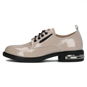 Pantofi dama, Filippo, DP6189-24-BE-Bej, elegant, piele naturala, cu toc, bej