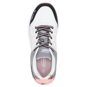 Pantofi dama Grisport 81002-V3-Alb sport textil cu talpa joasa alb